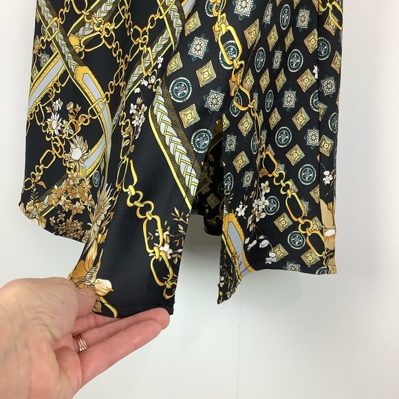 Princess Polly Slip Dress Womens 4 Lucci Chain Belt Floral Mini Whimsigoth Fairy - Picture 6 of 12